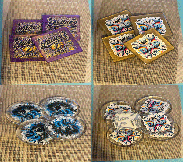 Custom Resin Coaster Set alternate 10