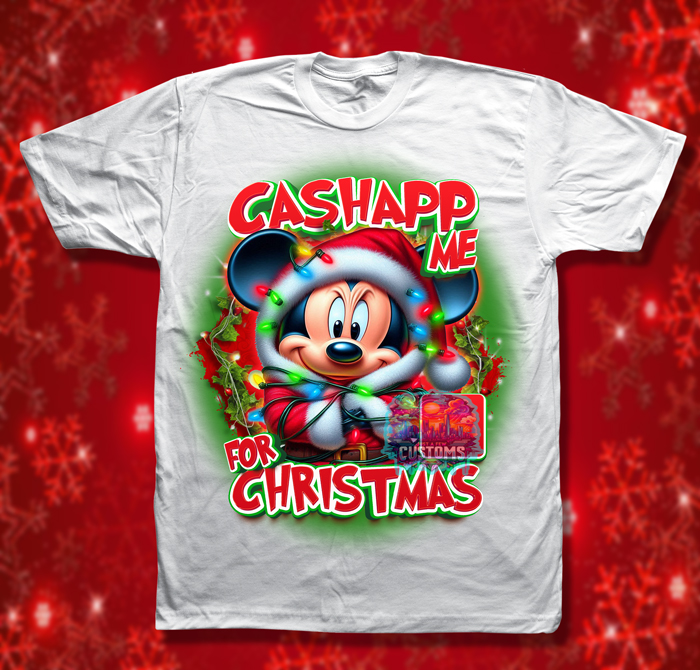 CashApp Me for Christmas Tee