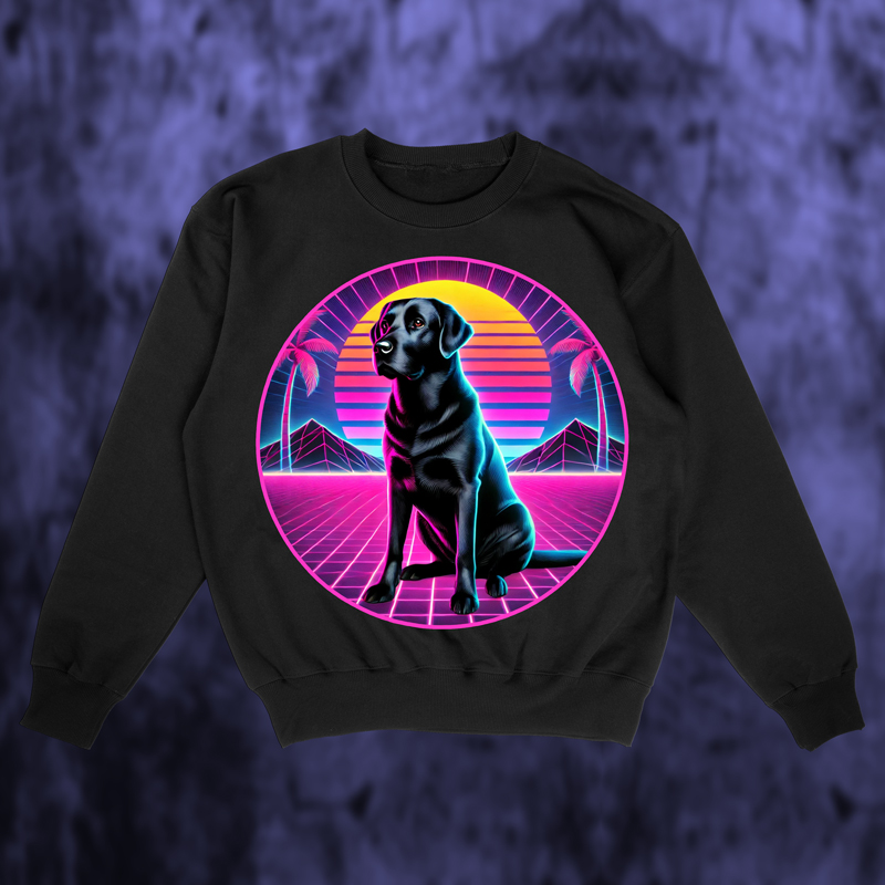 Black Lab Miami Neon Sweatshirt