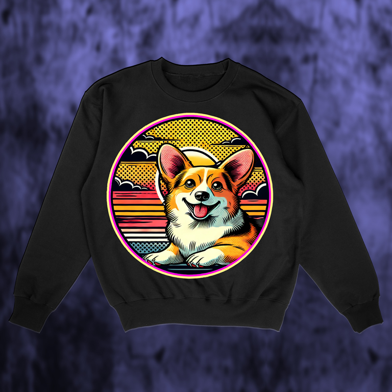 Corgi Sunset Sweatshirt