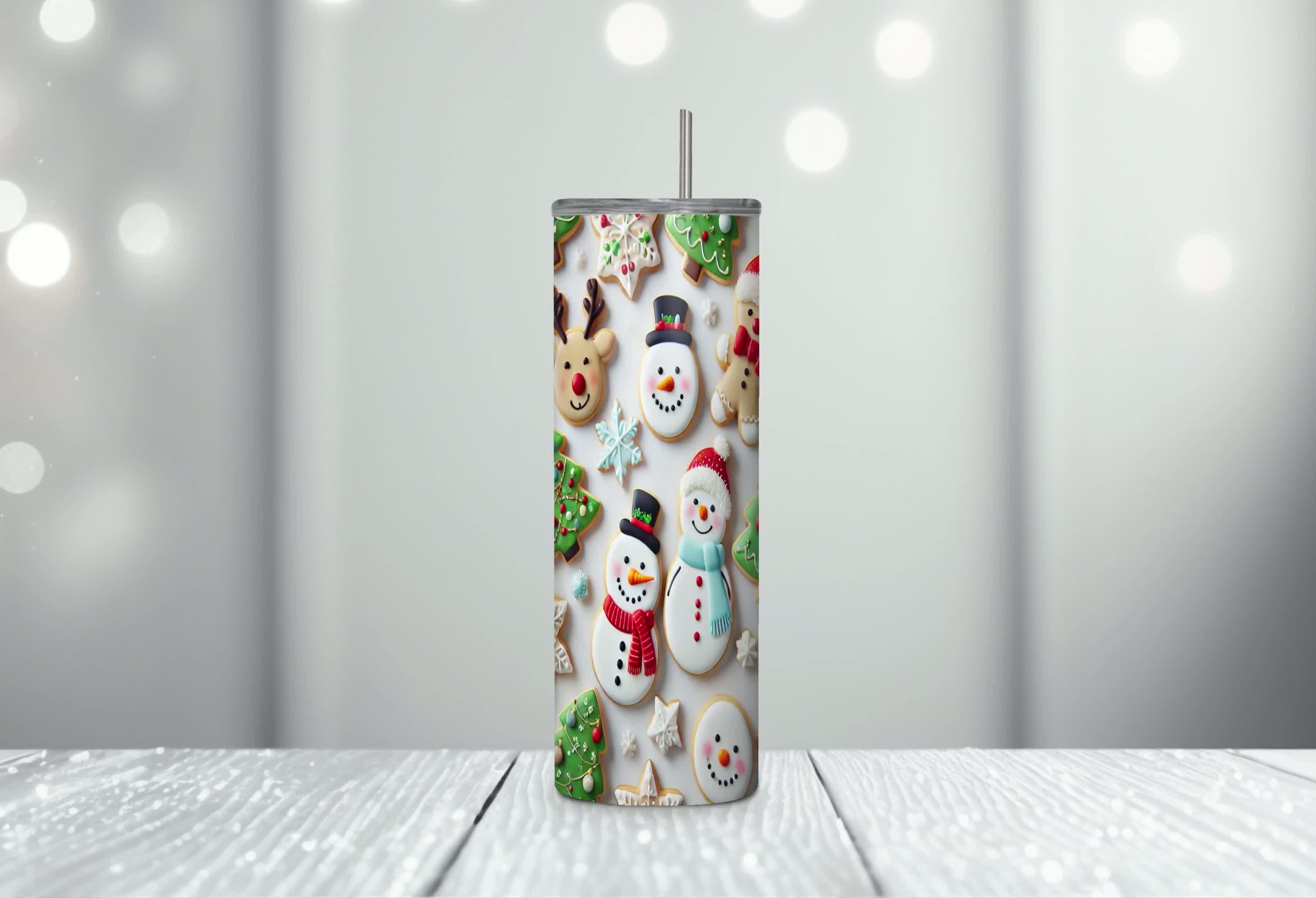 Christmas Cookie Tumbler